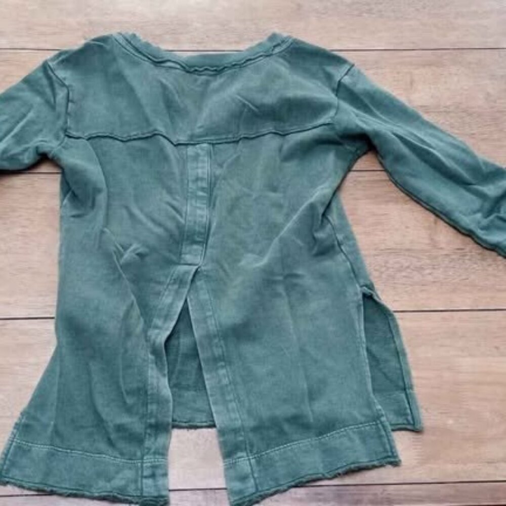 Anthropologie Pilcro Split Hem Tunic Women's Size XXS - Picture 4 of 6